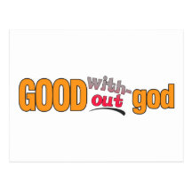 Good without god postcard