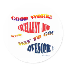 GOOD WORK STICKER by briddel GOOD WORK STICKER
