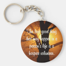 Good Works of the Hospice Volunteer Key Chain