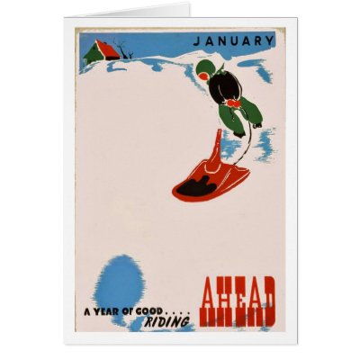 Good Zipfl Riding Ahead Card by zipflmeister