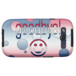 Goodbye! America Flag Colors Pop Art Samsung Galaxy SIII Cover
