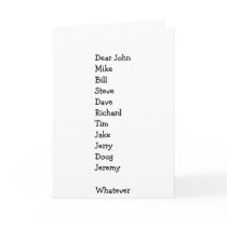 Goodbye cards