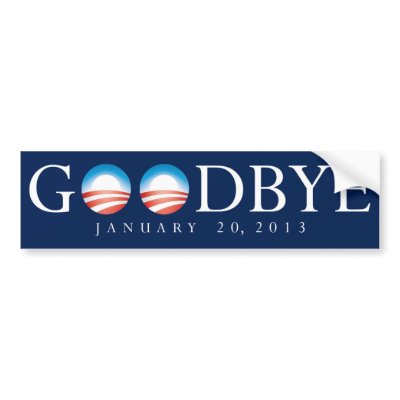 GOODBYE Obama Bumper Sticker