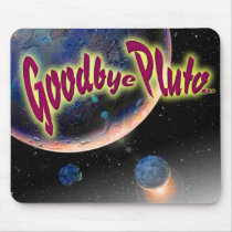 Goodbye Pluto mousepads by BradBradbury Goodbye Pluto mousepads