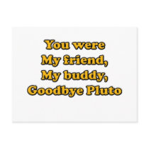 Goodbye Pluto postcards