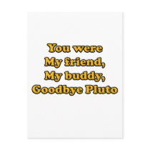 Goodbye Pluto postcards