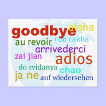 Goodbye postcards