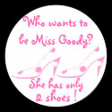 Goodie Two Shoes stickers