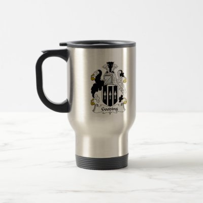 Gooding Family Crest Coffee Mugs by coatsofarms