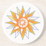 GOODLUCK Gifts:   Sun Chakra n Purple Lotus coasters