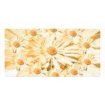 Goodluck Message with Flowers Personalized Photo Card