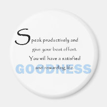Goodness Magnets