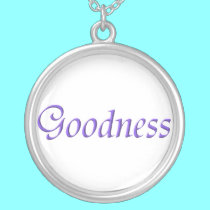 "Goodness" Sterling Silver Necklace by Artists4God "Goodness" Sterling Silver Necklace