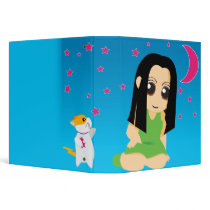 goodnight my pet chibi notebook binders