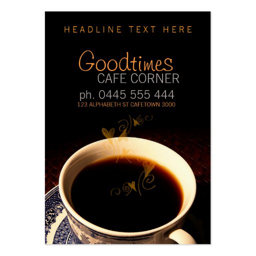 Goodtimes Coffee Business Card