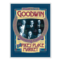 Goodwin/Pikes Market commemorative POSTER posters