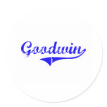 Goodwin Surname Classic Style Stickers