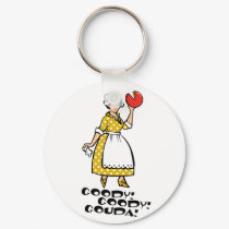 Goody! Goody! Gouda! keychains by alternateworlds Goody! Goody! Gouda! keychains