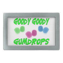 Goody Goody Gumdrops Rectangular Belt Buckle