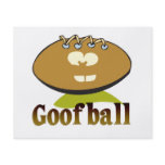 GOOFBALL funny football cartoon character flyers