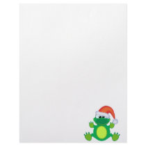 goofkins santa xmas frog customized letterhead