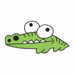 goofy baby alligator photo cutouts