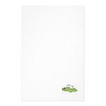goofy baby alligator stationery paper