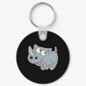 goofy baby rhino keychains by doonidesignsanimals goofy baby rhino keychains