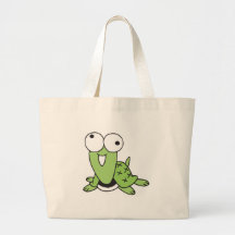 goofy baby turtle canvas bags