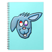 Goofy Bunny Notebook notebooks