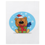 goofy christmas present santa bear personalized flyer