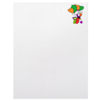 Goofy clown tongue out customized letterhead