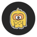 goofy cute owl stickers by doonidesignsanimals goofy cute owl stickers
