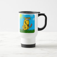 Goofy Dog Travel Mug