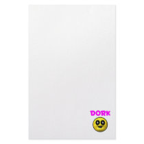 Goofy Dork Face Custom Stationery