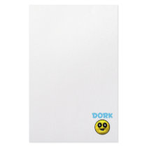 Goofy Dork Face Stationery Paper