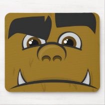 Goofy Face #1 mousepads
