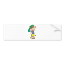 goofy geek troll bumper sticker