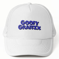 Goofy Graffix - Blue Letter hat hats