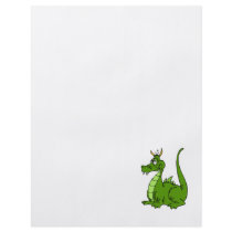 Goofy Green Dragon Personalized Flyer
