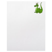 Goofy Green Dragon Customized Letterhead