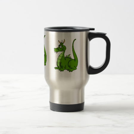 Goofy Green Dragon Mugs