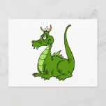 Goofy Green Dragon Post Cards