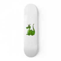 Goofy Green Dragon Skate Board Deck