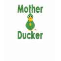 Goofy Green Duck And Baby Mother Ducker t-shirts by animalacres Goofy Green Duck And Baby Mother Ducker t-shirts