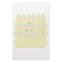 Goofy Green Duck Be Different stationery