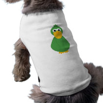 Goofy Green Duck pet clothing