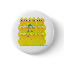 Goofy Green Duck Of The Flock buttons