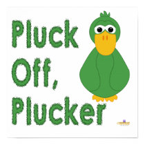 Goofy Green Duck Pluck Off, Plucker posters
