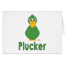 Goofy Green Duck Plucker cards by animalacres Goofy Green Duck Plucker cards